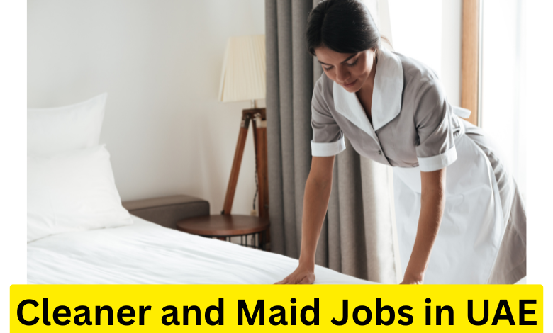 Cleaner and Maid Jobs in UAE